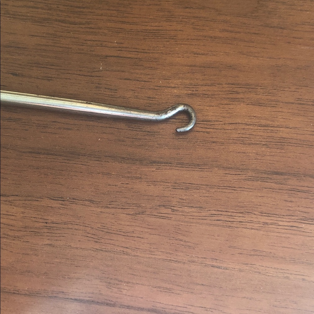 Vtg Sterling Silver Boot Hook - image 4